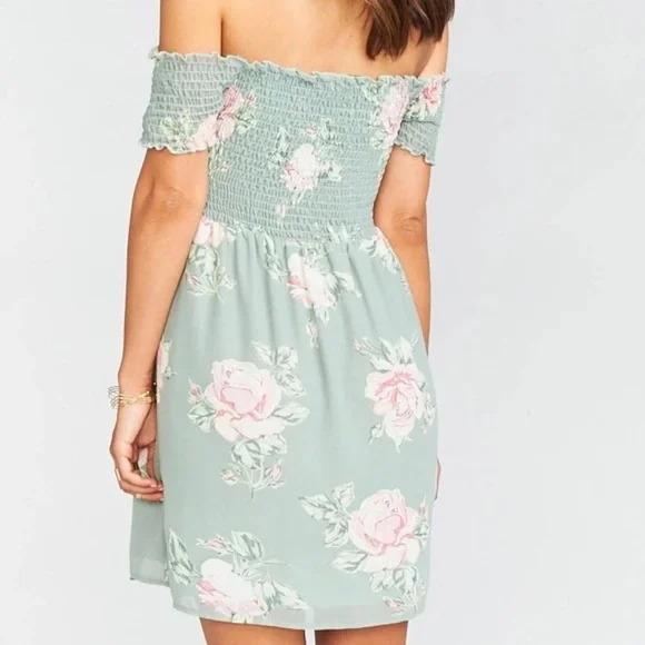 Show Me Your Mumu Dolly Smocked Dress in Sweetheart Sage - Picture 4 of 16